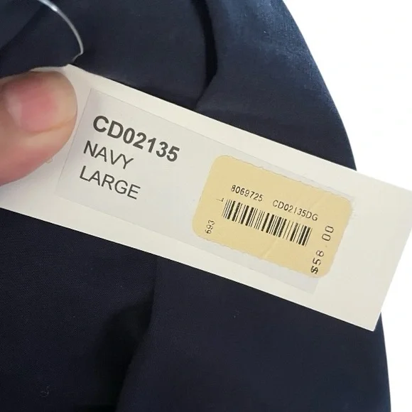 TCEC Ruffle Sleeve Navy women’s Mini T-shirt Dress size Large casual stretch new - Picture 7 of 8